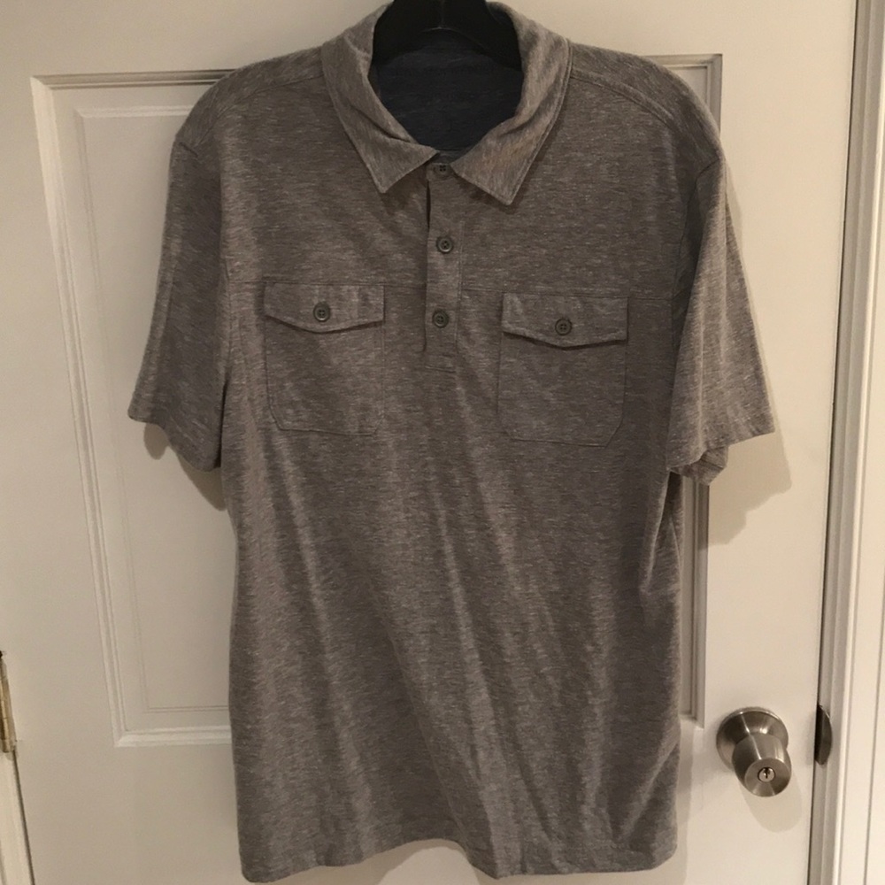 Banana Republic Vintage T Polo Grey Large